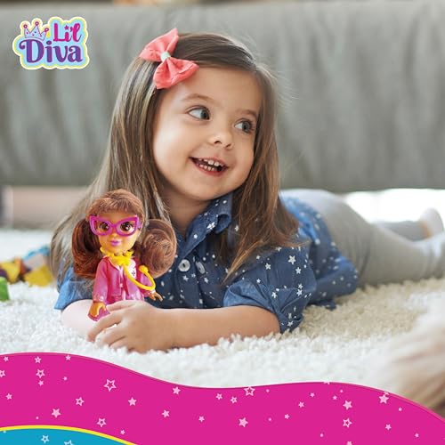 Image of Li'l Diva Doctor-Cassie 6 inch Doll|India's First Preschool Roleplay Pretend-Play Doll with Accessories|Birthday Gift|Toy Doll for Girls 3+|Movable Arms & Legs|Beautiful Dress|Elegant Eyes|Soft Hair Play