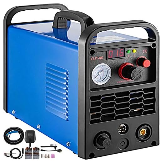 Mophorn Plasma Cutter 40 Amp, Plasma Cutting Machine Dual Voltage 110 220V, Compact Metal Cutting Machine 12mm(0.47 Inch) Cutting Thickness, Digital Portable Plasma Welding Machine