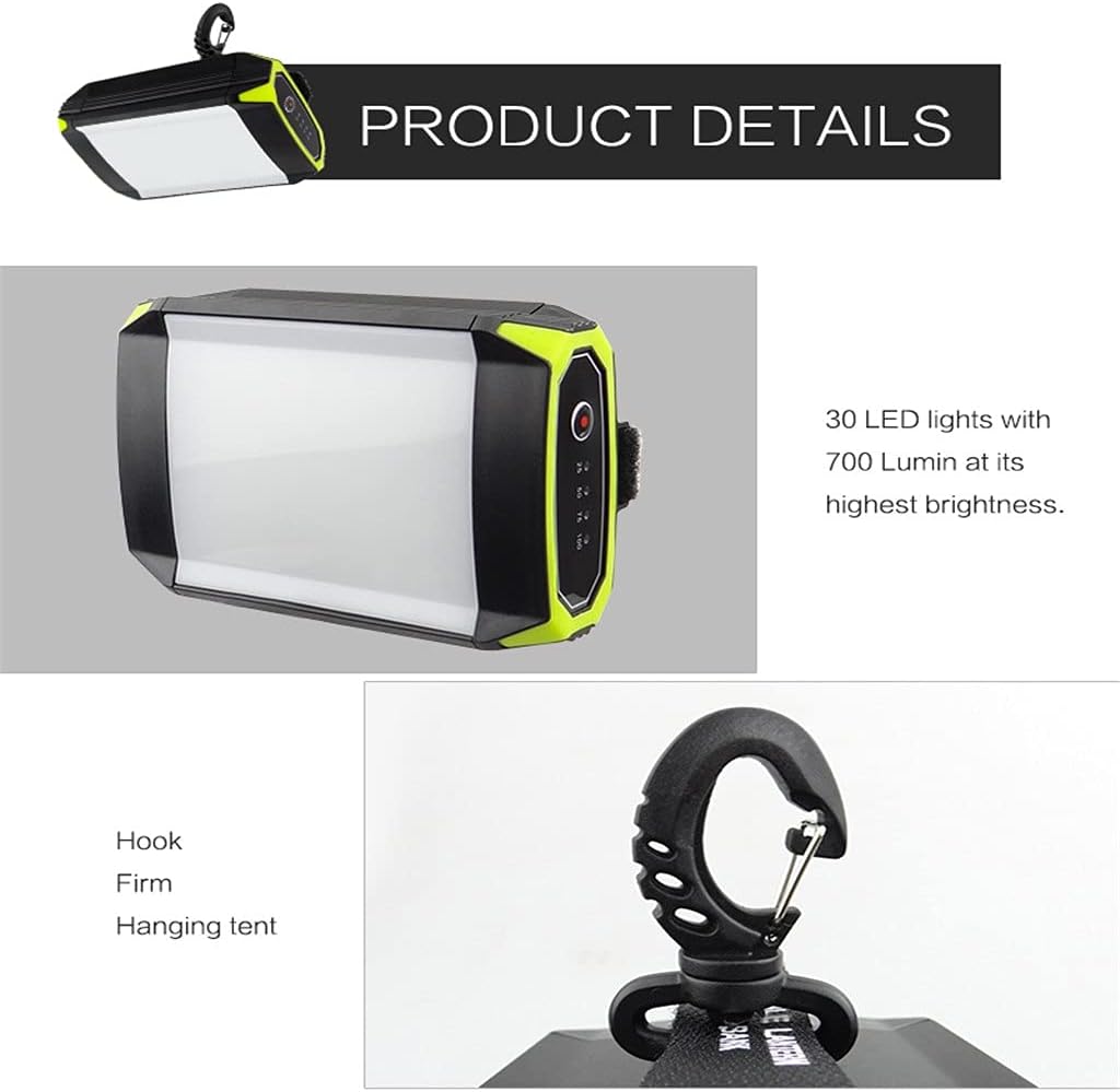 Flashlight Port Camping Tent Light Outdoor Portable Hanging Lamp 30 LEDs Lantern