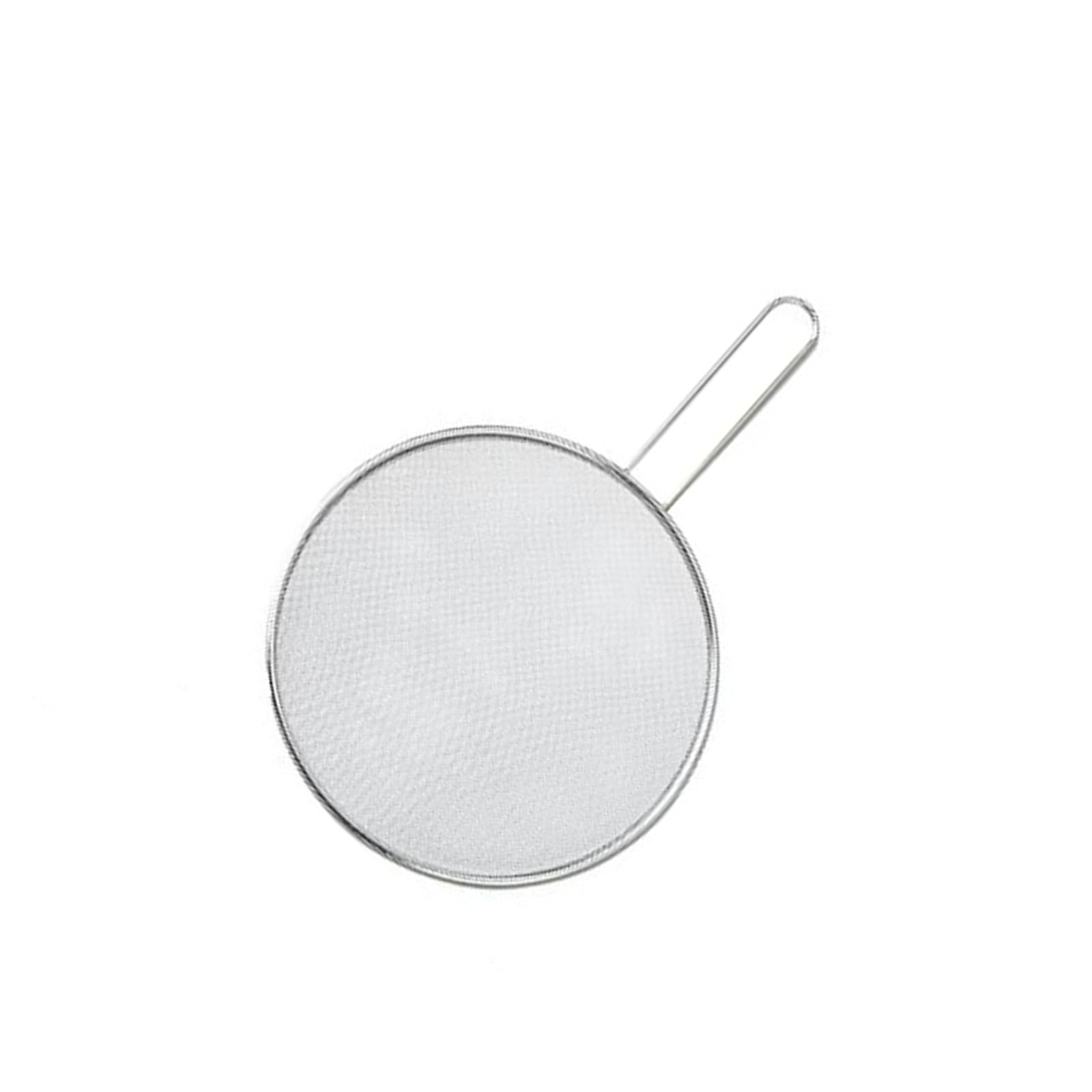 FACAILUO Stainless Steel Splash Guard with Handle for Frying Cooking Oil Splatters Prevention and Kitchen