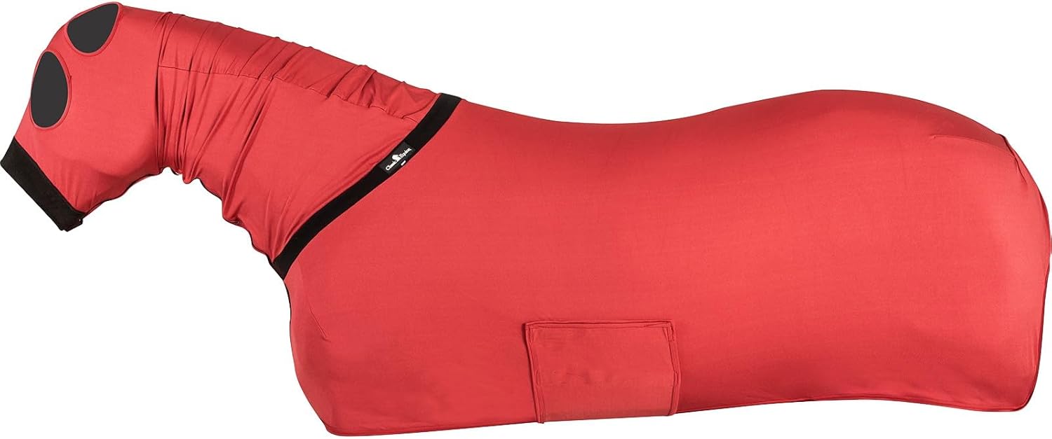 Classic Equine Crimson Red Full Body Slinky Crimsonred L