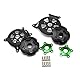 MZ-STORE Motorrad Links Rechts Motor Stator Schutzhülle für Z800 2013 2014 2015 2016 Z750 2008-2016 (Grün)
