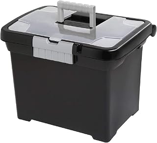 Sterilite Portable File Box [Set of 4]