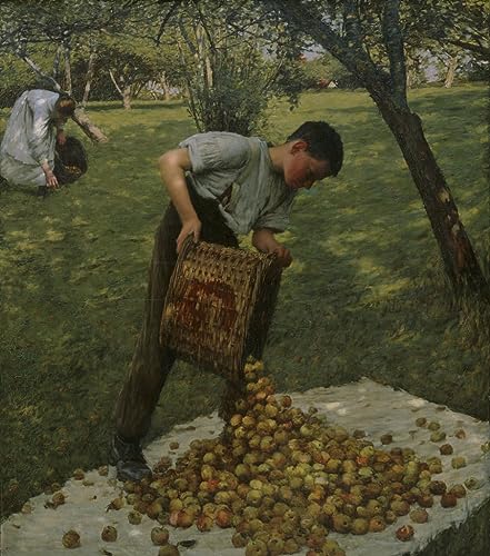 Fruit à cidre par Henry Herbert La Thangue toile modern peinture décoration salon 60x90cm