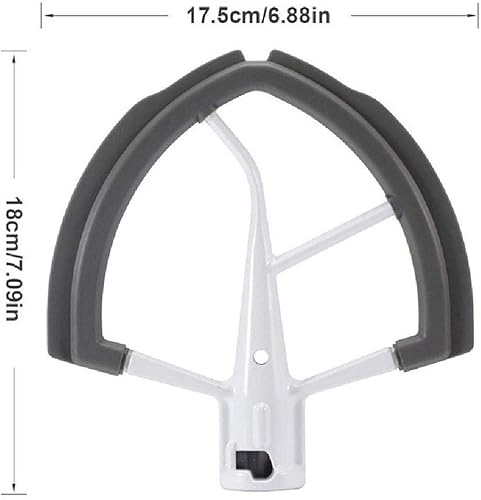 Miniatura 4 de Flex Edge Beater Bowl-Lift Stand Mixer - 6 Quart Dough Mixing Paddle with Flexible Silicone Edges for KitchenAid Accessory