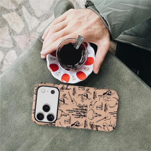 Coque iPhone 17 Pro MagSafe western rétro à double couche antichoc - 5