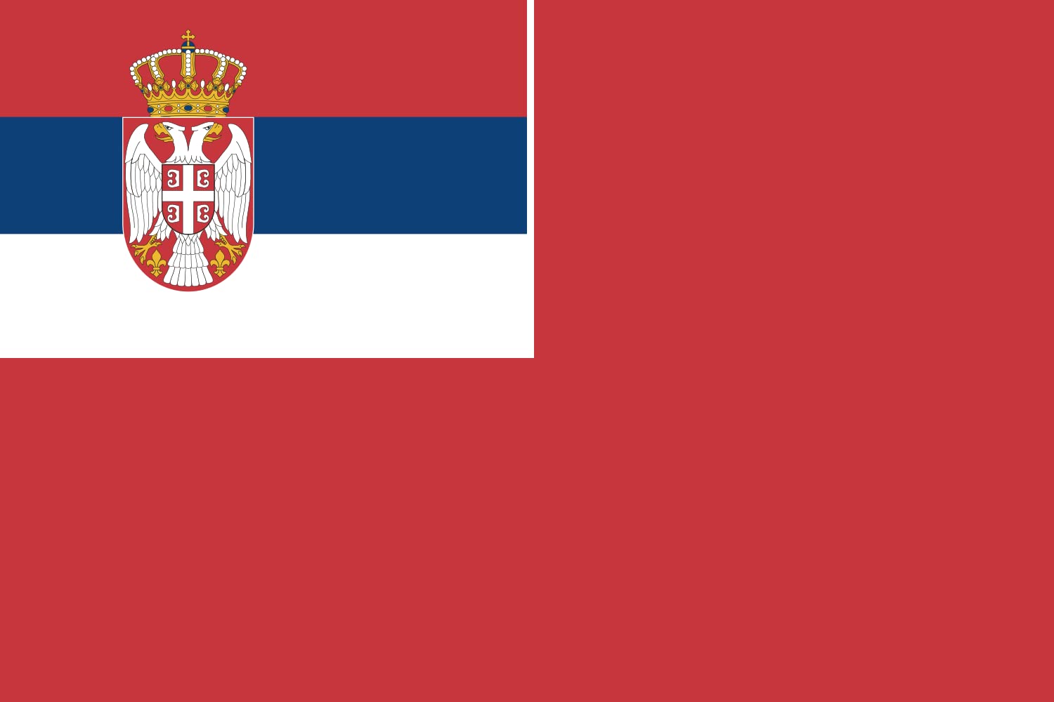 Drapeau Serbian River Flotilla idéal pour pavoiser votre intérieur et extérieur