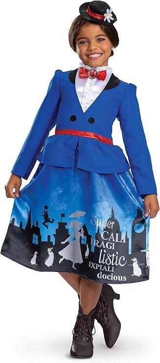Disguise Disney Mary Poppins Costume, Official Disney License Fancy Dress Up - Image 2