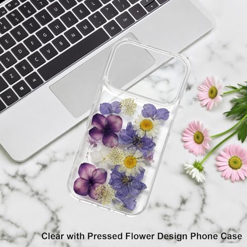 Coque iPhone 17 Pro Max fleurs séchées idée cadeau romantique fille - 2