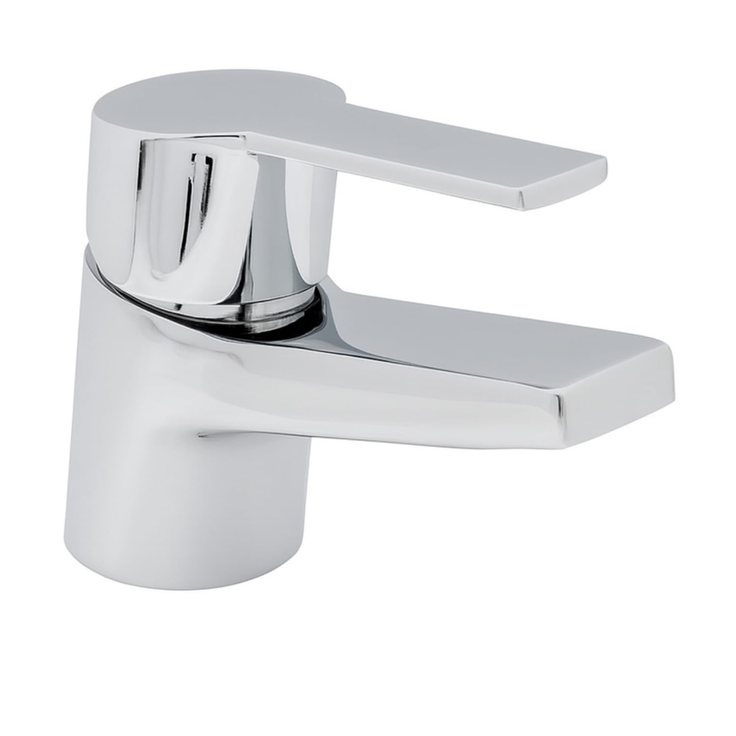 Xtreme - Grifo monomando para lavabo cromado | Grifo compacto de una sola palanca | Construcción de latón duradero | Moderno accesorio de baño