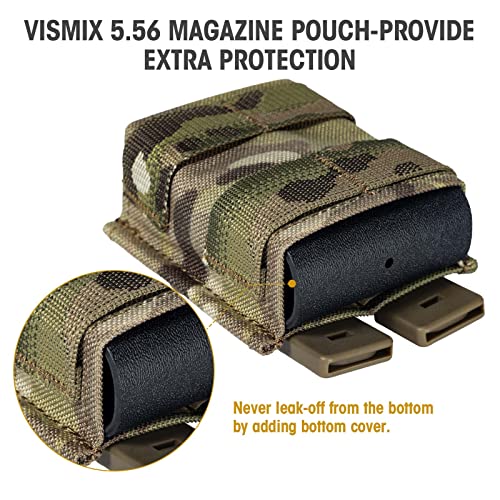 VISMIX Single 5.56 AR Magazine Pouch, MOLLE Mag Holder with Kydex Insert by VISMIX - Used condition - Image 4