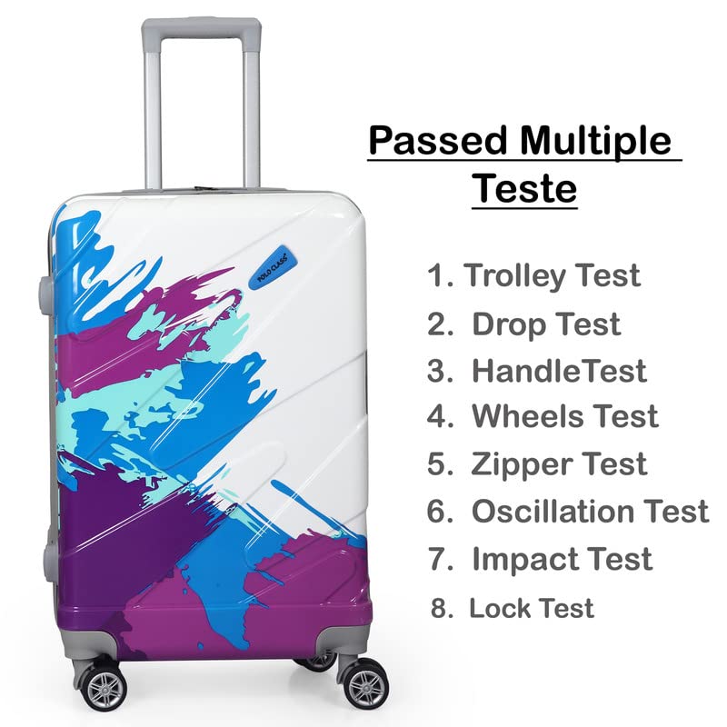Image of Polo Class 2Pc Set Trolley Bag (24 /28 inch)-Multi-Color