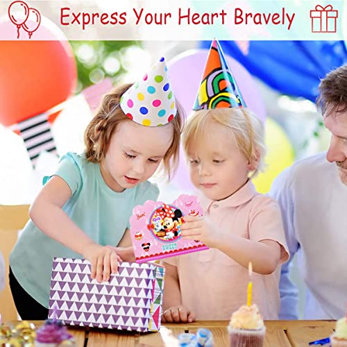 30 Pièces Minnie Carte Invitation Enfant - simyron Thème Carte D'invitation, Minnie Thème D'invitation Cards… - Image 6