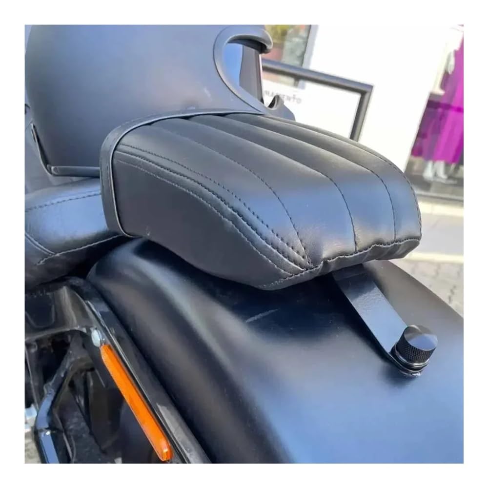 Funda para Asiento Trasero de Motocicleta, Almohadilla para Pasajero, Street Bob, para Softail Standard 2018-2022 2023 FXBB Cafe Asiento Pasajero Motocicleta