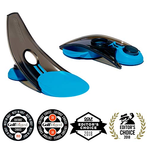 PuttOut Pressure Putt Trainer - Perfect Your Golf Putting (Blue)
