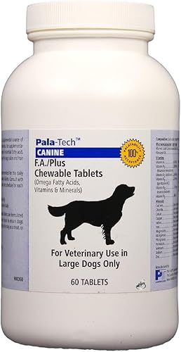Pala-Tech FA Plus Chew Tabs perro grande 60 unidades