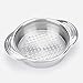 WishDirect Tuna Strainer Press, Tuna Can Strainer Food-Grade Stainless Steel Canning Colander for Regular-Size and Wide-Necked Tunas 1 PACK