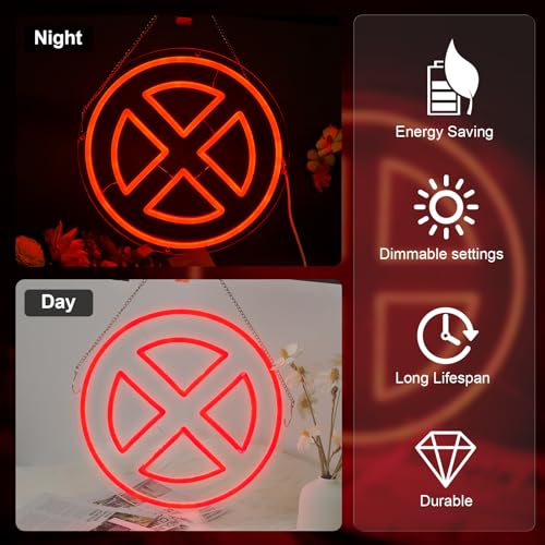 Image of Personalized Neon Signs for Wall Decoration, USB Dimmable Gaming LED Neon Lights for Gamer Room Bedroom Man Cave, Boys Kids Birthday Gift