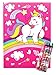 TINYMILLS Unicorn Coloring Book Set for Kids Party Favors with 12 Coloring Books and 48 Crayons Unicorn Birthday Party Favor Bag Filler Unicorn Party Carnival Prizes Classroom Rewards