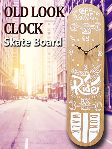 Amazon.co.jp: スケートボード ウォールクロック/NT 壁掛け時計「SKATE