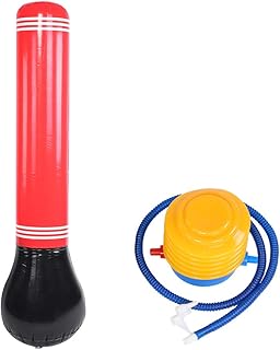 Saco De Boxe Inflável Em Pvc Saco Inflável Bop Inflável Jovem Saco De Boxe Inflável Com Bomba De Pedal Inflável De Ar Saco De Treinamento Inflável