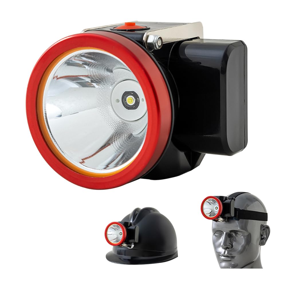 Bezpieczna lampa górnicza, super jasna lampa do kasku, ładowalna latarka górnicza, przeciwwybuchowa, wodoodporna latarka LED dla górników, kempingów, pieszych wędrówek