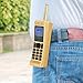Tosuny Vintage Retro Brick Cell Phone Mobile Phone, Four Card Four Standby QuadBand 2G Retro Bluetooth New Classic Old Mobile Phone, 2G GSM 850/900/1800/1900Mhz (Gold)