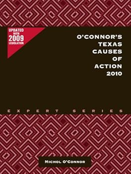 Paperback O'Connor's Texas Causes of Action 2010 Book