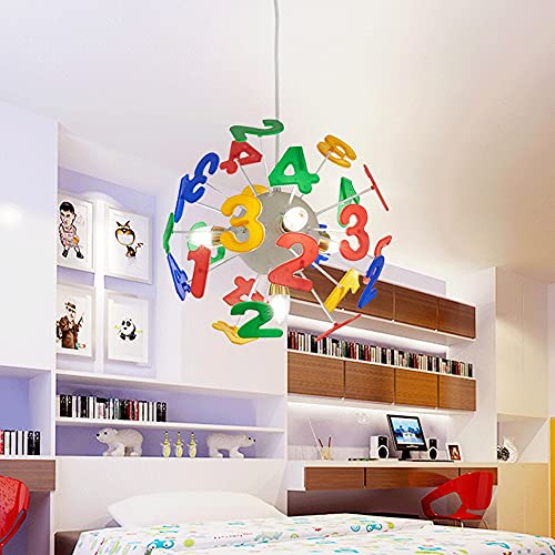 Lámpara de araña infantil con letras de globo, la luz mágica que acompaña sus sueños 3