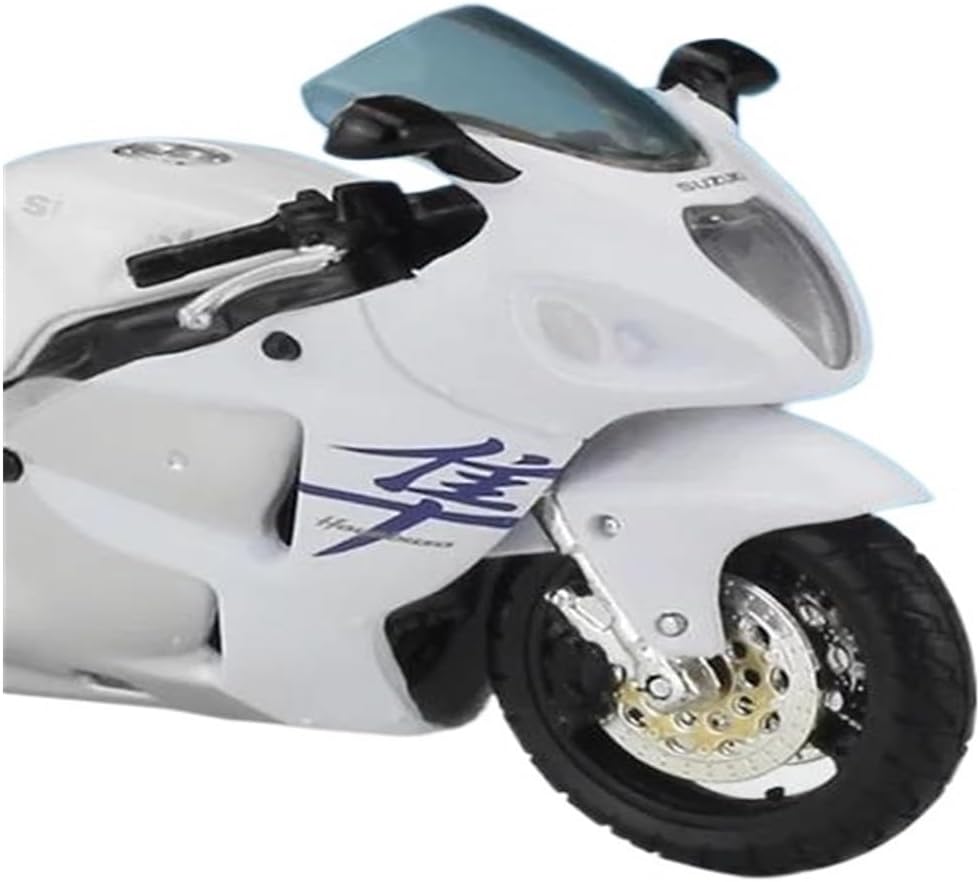 Mini Simulation Motorcycle Toys 1:18 for Suzuki Hayabusa GSX-1300R Alloy Racing Motorcycle Model Toys Children's Gifts Adult for Boys