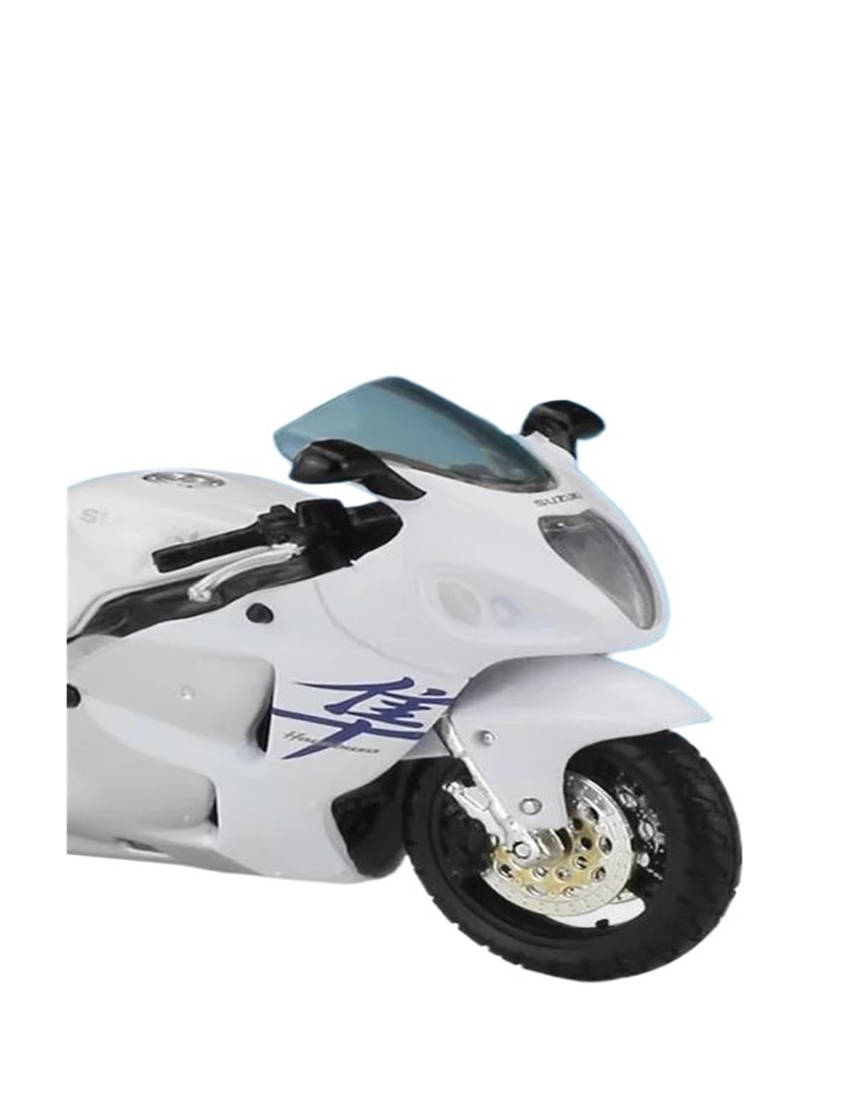 Miniature Moto Suzuki Hayabusa GSX1300 #99 échelle 1/18 – Alliage + Plastique – Modèle De Collection Détaillé – Cadeau Passionné De Moto