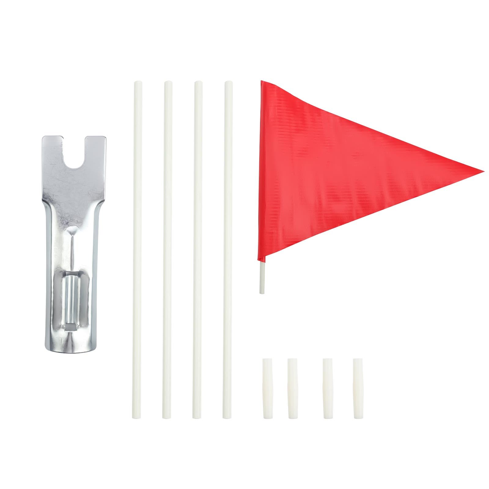 0XBIT Fahrradwimpel Verstellbar - Sicherheitsfahne Für Kinderfahrräder & Outdoor-Fahrzeuge