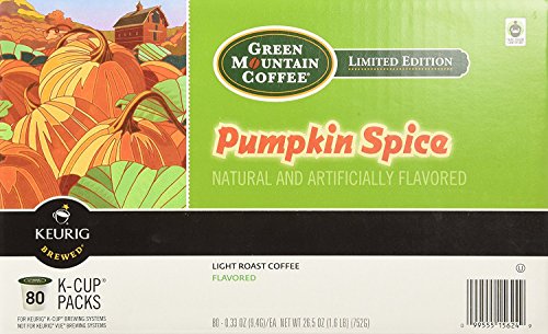 Image of Green Mountain Coffee Fair Trade Pumpkin Spice K-Cups 80 Count Value Box