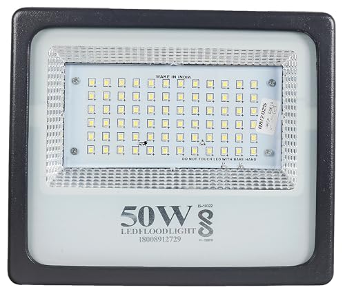 Image of PE LED 50 Watt Flood Light Waterproof IP65 Full Metal Body, 140 Per watt Lumens with 2 Year Warranty