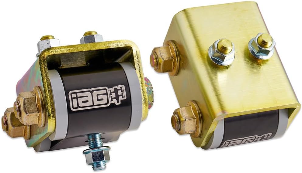 IAG Race Series Solid Engine Motor Mounts for Subaru 02-07 WRX, 04-21 STI, 04-08 Forester XT
