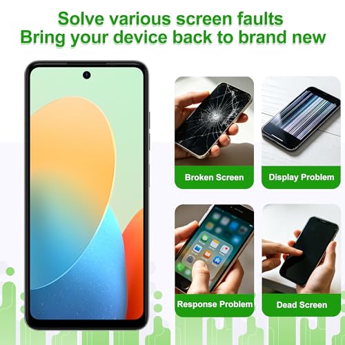 Image of New 6.6 inch LCD Display Replacement Compatible with Tecno Spark Go 2024 BG6 Touch Screen Digitizer Assembly with Repair Tools Kit