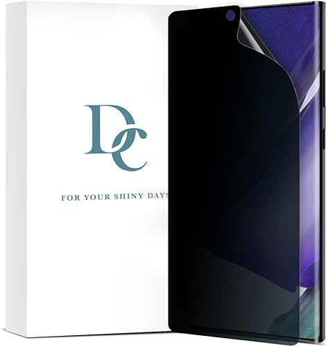 Paquete de 2 Protector de pantalla compatible con huellas dactilares de privacidad para Galaxy Note 20 Ultra Full Glue Soft PET+EPU Film Anti-Spy disponible en Yaxa Peru