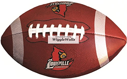 8 Inch Cardinal Football University Louisville Cardinals Logo UL UofL Removable Wall Decal Sticker Art NCAA Home Room Decor 8 by 5 Inches