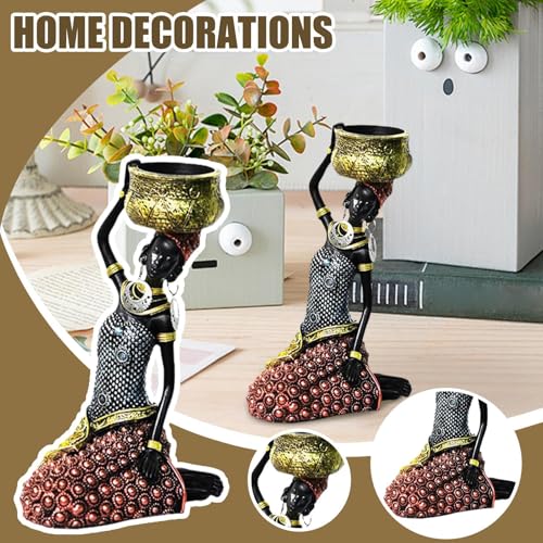 Statue décorative africaine idée cadeau Thanksgiving et anniversaire