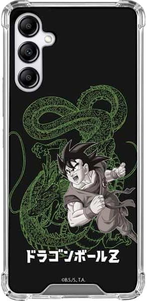 Skinit Clear Phone Case Compatible with Galaxy A14 5G - Officially Licensed Dragon Ball Z Goku and Shenron Design