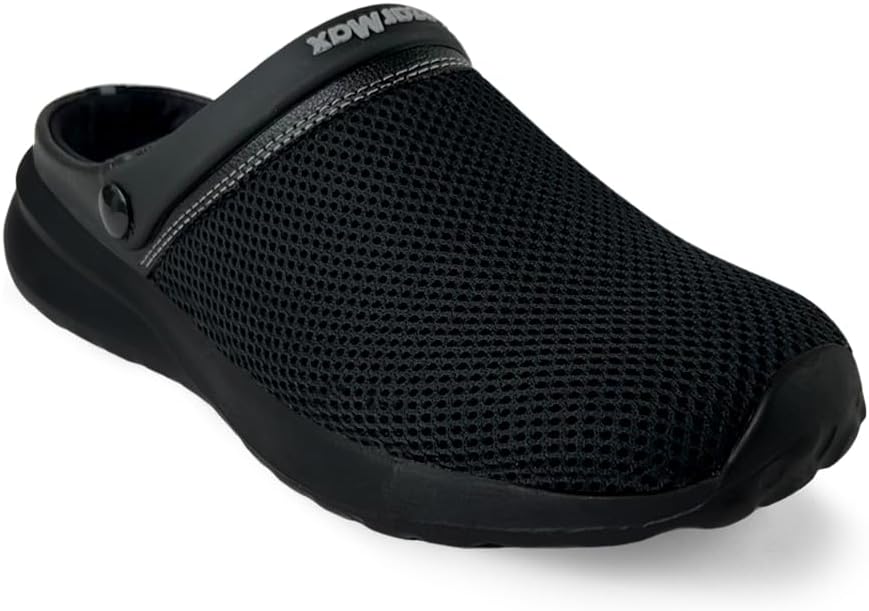 Wanderer Men's Casual Clogs with Adjustable Back Strap | Comfortable & Light Weight | Stylish & Anti-Skid | Everyday Use Memory Foam Clogs