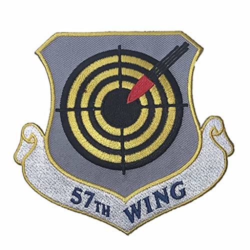 Squadron Nostalgia LLC 57th Wing Patch – Plastic Backing