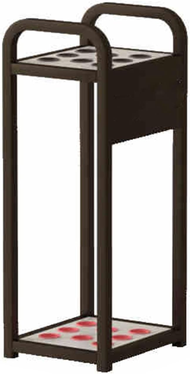 Pool Stick Holder,Pool Stick Stand No Assembly Required,Billiard Cue Racks Hold 8 Cues,for Playroom Clubs Billiard Billiard Room(Black)