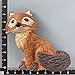 Red Fox Finland Tourism Tourist Travel Gift Souvenir 3D Resin Animal Decorative Refrigerator Fridge Magnet Sticker Craft Home Kitchen Decoration