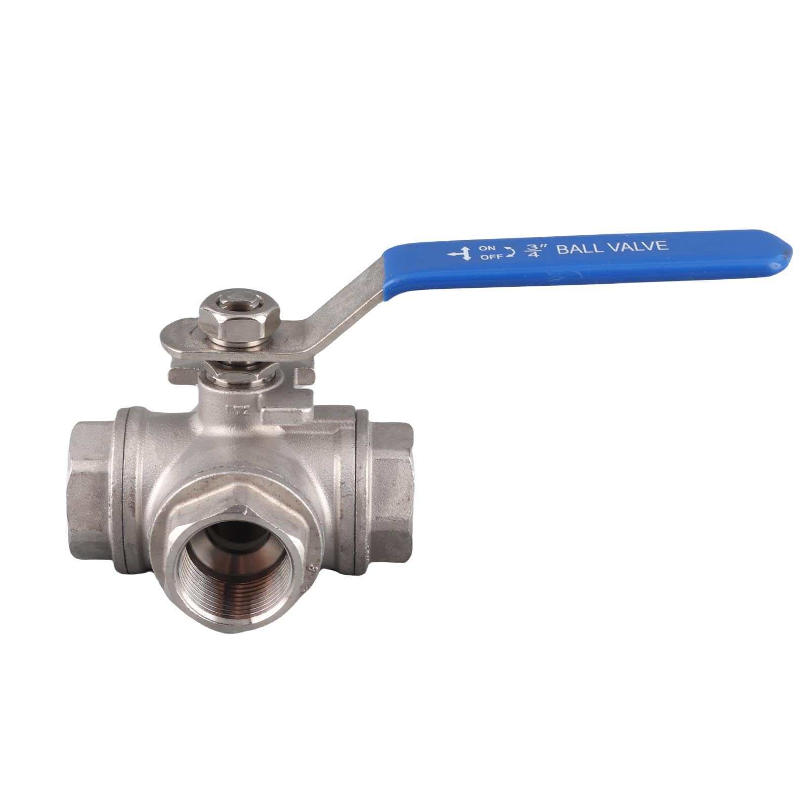 Trójpokarne stalowe stalowe stalowe zawór kulowy DN20 Control DN20