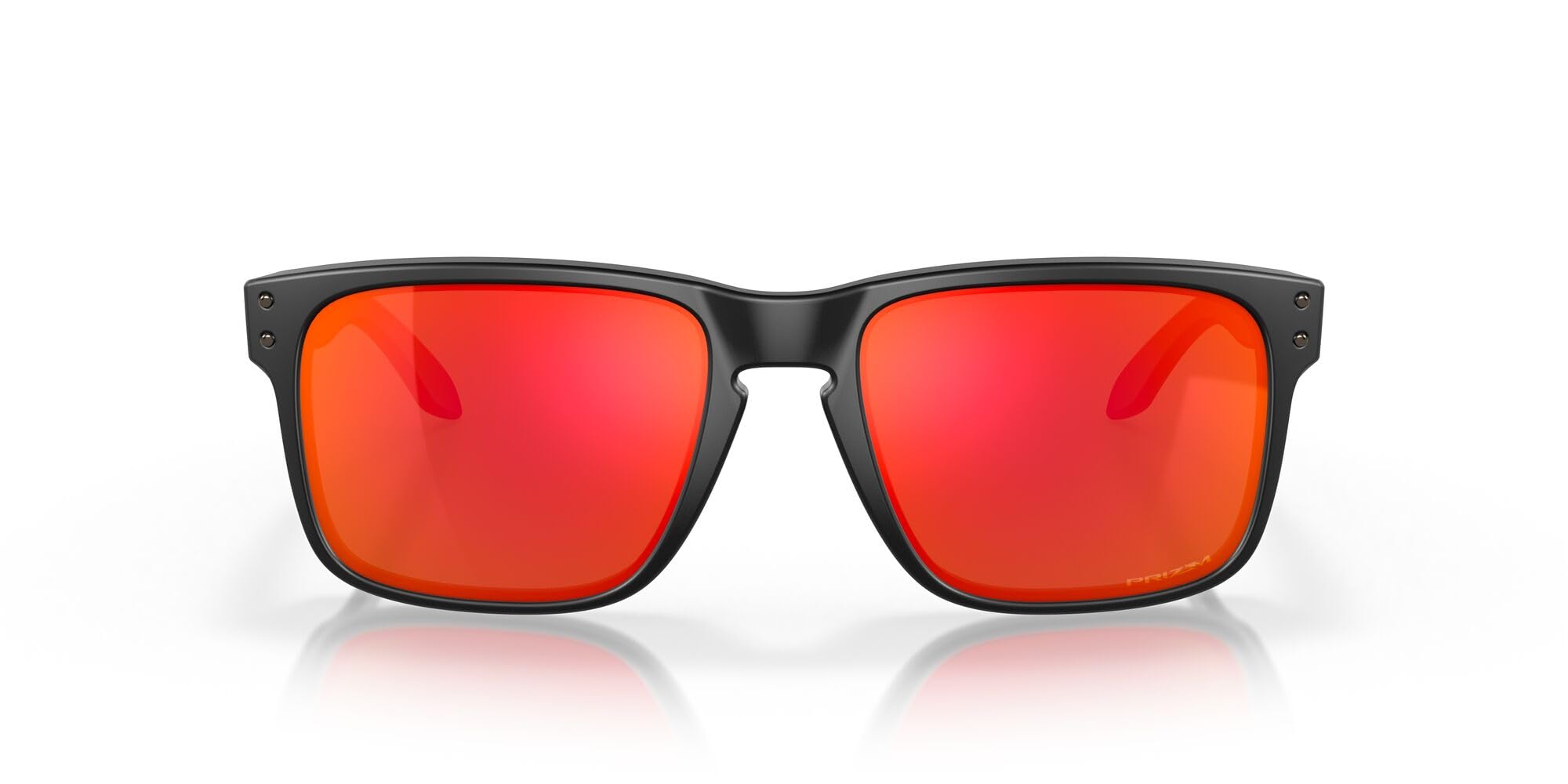 Oakley Men's Holbrook 9102E2 Sunglasses, Black (Matte Black), 57