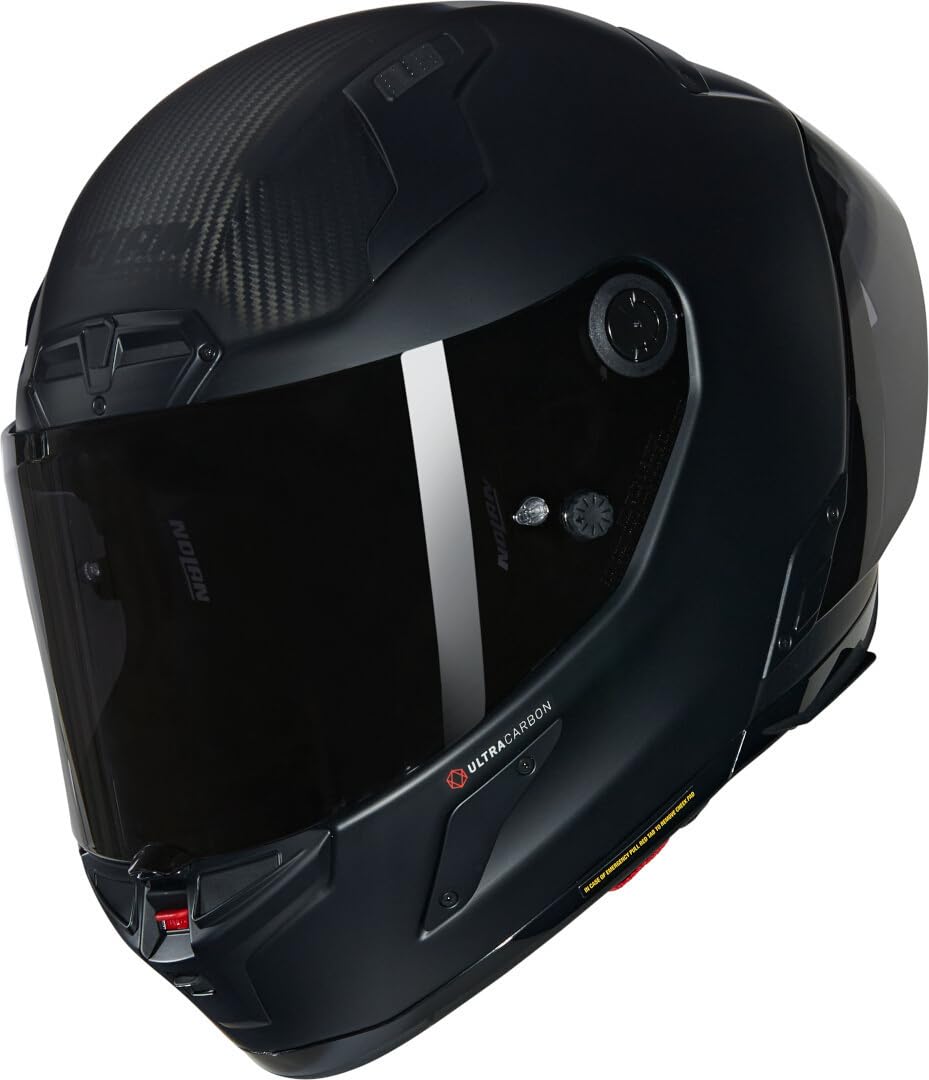 Nolan X-804 Rs Triplonero 323 Karbon Kapalı Motosiklet Kaskı Siyah L