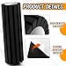 Verdanzia 4 Pack Garage Wall Protector, Black Foam Garage Bumpers for Parking Car, Wall Column Corner Guard Garage Wall Bumper, Garage Pole Protector Padding for Parking Lot (Black)