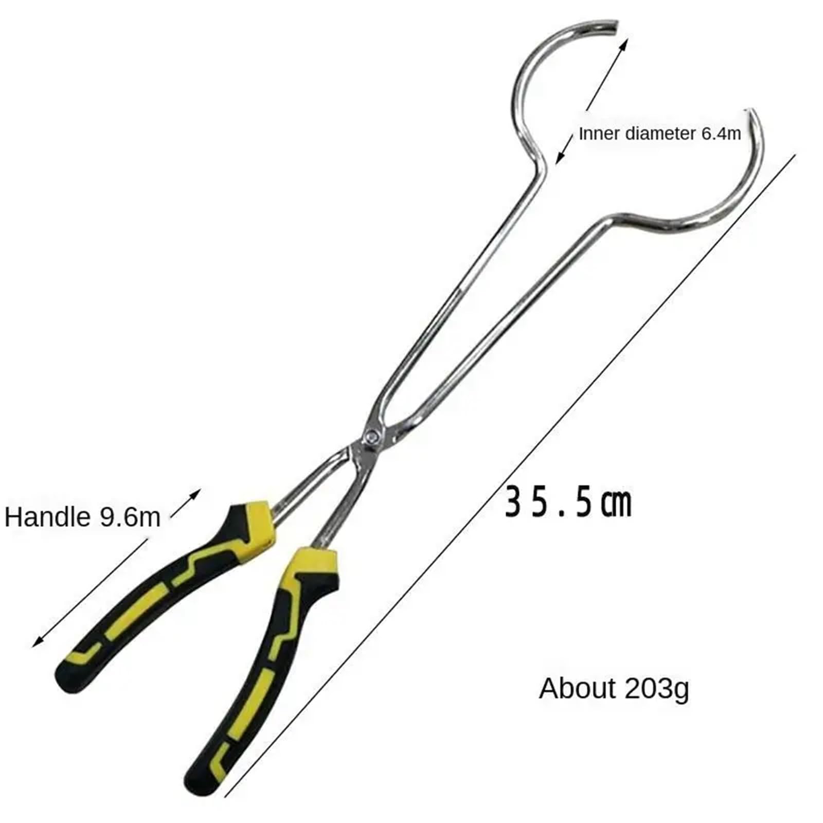 Pinzas para Crisol Pinzas for crisoles de 14" for hornos de crisol for fundir Oro y Cobre para Manualidades para Fundir Metal