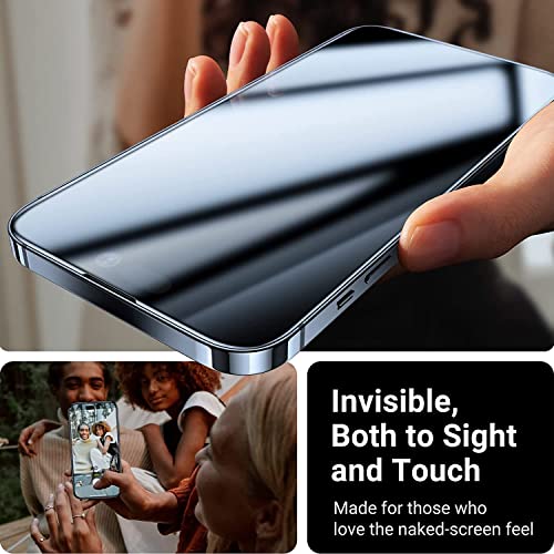Image of STP FEEL EZEE Fix Privacy Tempered Glass For iPhone 17 5G (Black, Pack of 1) Anti-Spy with Dust Proof Tempered Glass Screen Protector with Easy Applicator
